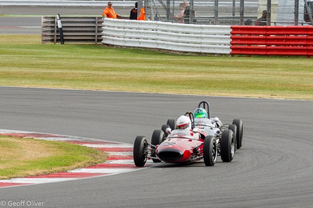 Andrew Hibberd, on his way to victory in his Lotus 22 after a race-long battle with Sam Wilson