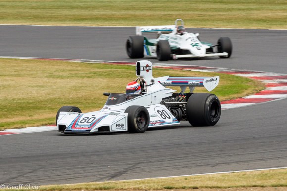 Sorry I could not resist this one - the beautiful Brabham BT42/44 at Luffield with Manfredo Rossi Di Montelera at the wheel