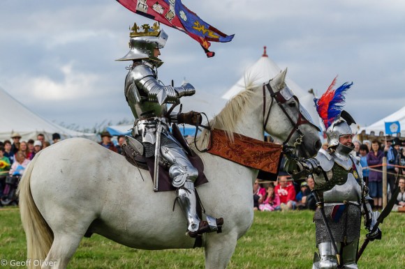 King Richard III addresses his troops one last time - Bosworth Battlefield Anniversary Re-enactment 2013